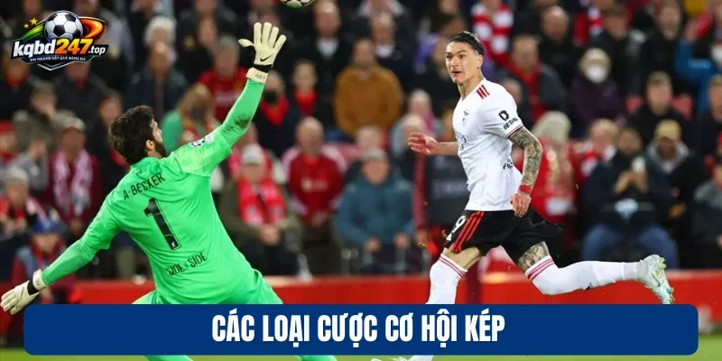 Cơ Hội Kép - Nhân Đôi Lựa Chọn, Tăng Gấp Cơ Hội Thắng 3 Các loại cược cơ hội kép