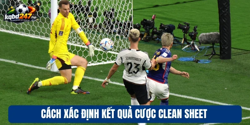 Cách xác định kết quả cược Clean Sheet
