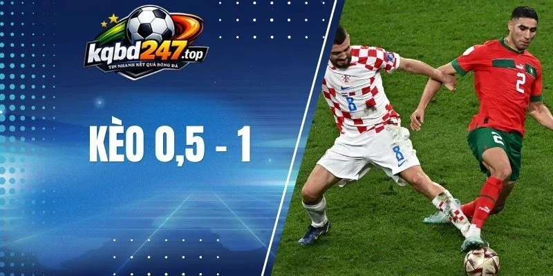 Trường hợp được nửa tiền khi thắng kèo 0,5 - 1