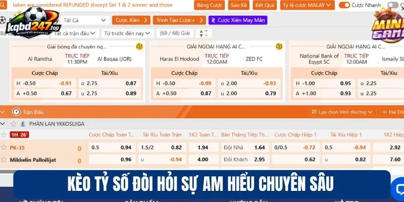 Sky88 - Sân Chơi Cá Cược Update Kèo Ngon Nhất Thị Trường 4 Kèo tỷ số đòi hỏi sự am hiểu chuyên sâu