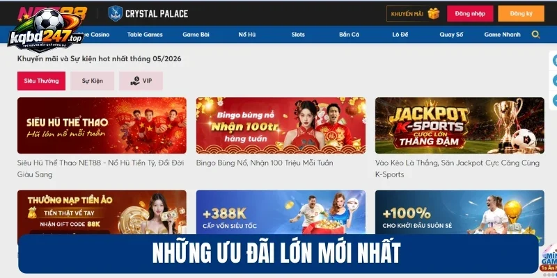 Net88 - Nhà Cái Bóng Đá Kèo Ổn Định, Trải Nghiệm Siêu Mượt 3 Những ưu đãi lớn mới nhất
