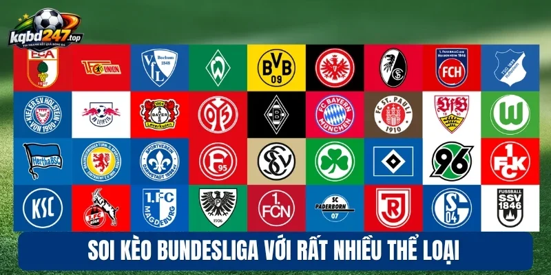 Soi kèo Bundesliga với rất nhiều thể loại