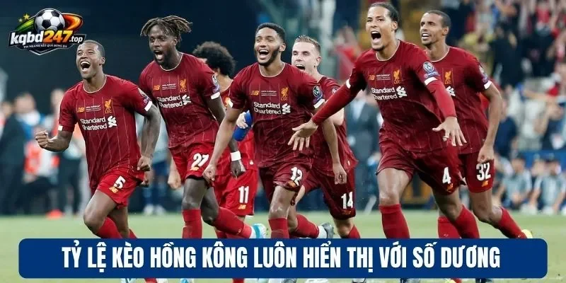 Tỷ lệ kèo Hồng Kông luôn hiển thị với số dương