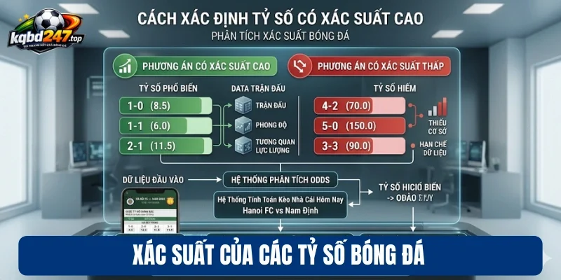 Xác suất của các tỷ số bóng đá