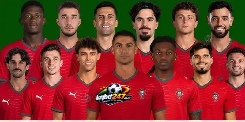 Sơ đồ và đội hình của đội tuyển Bồ Đào Nha vs Uzbekistan