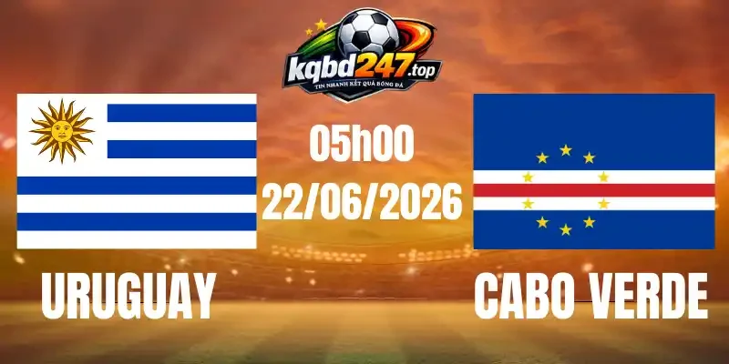 Soi Kèo Nhà Cái Uruguay Vs Cabo Verde - Bảng H World Cup 05h00 22/06/2026