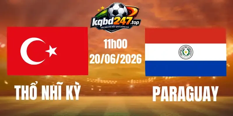 Soi Kèo Thổ Nhĩ Kỳ Vs Paraguay - Bảng D World Cup 11h00 20/06/2026