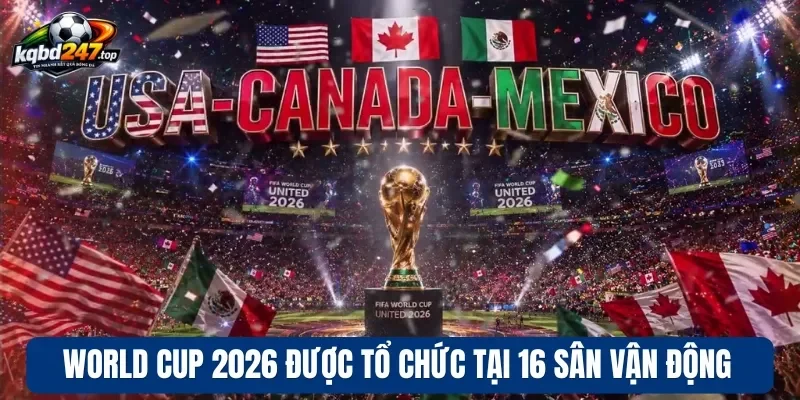 World Cup 2026 Tổ Chức Quy Mô Lớn Tại Mỹ, Canada Và Mexico 3 World Cup 2026 được tổ chức tại 16 sân vận động