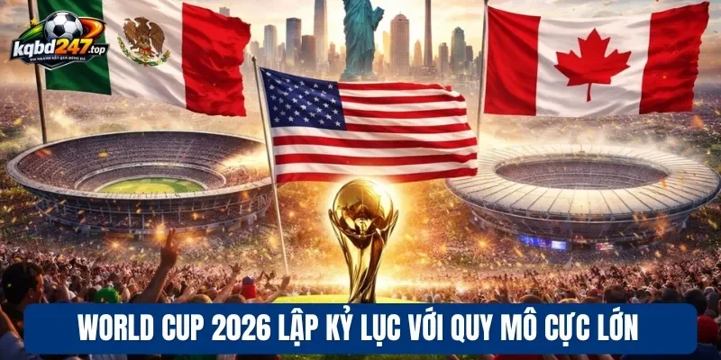 World Cup 2026 lập kỷ lục với quy mô cực lớn