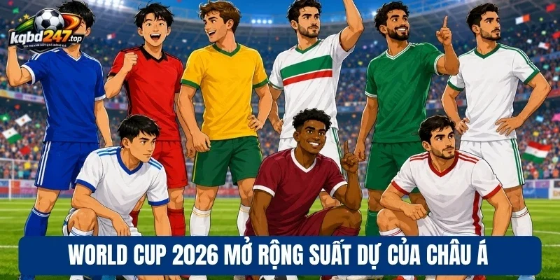 Châu Á Rộng Cửa Chinh Phục World Cup 2026 Với 9 Suất Tham Dự 2 World Cup 2026 mở rộng suất dự của châu Á