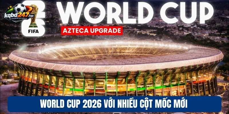 World Cup 2026 với nhiều cột mốc mới
